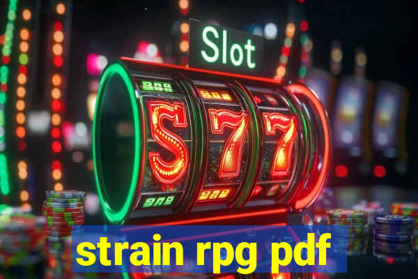 strain rpg pdf